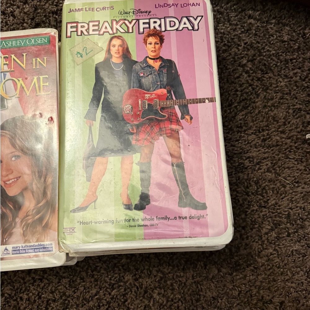 Disney Freaky Friday VHS Tape